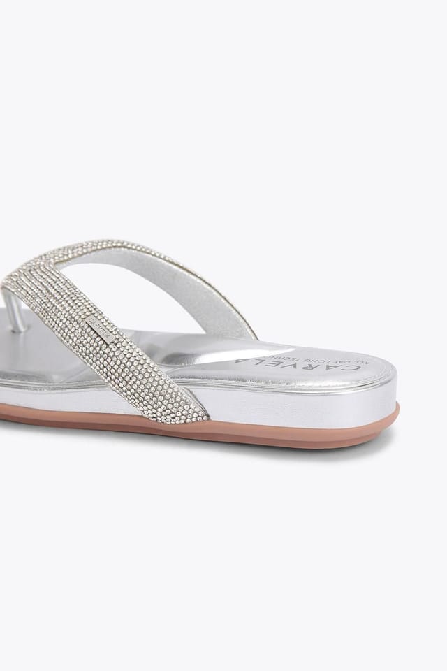 Carvela Carvela Women's 'Riviera Jewel' Sandals in Silver - 3