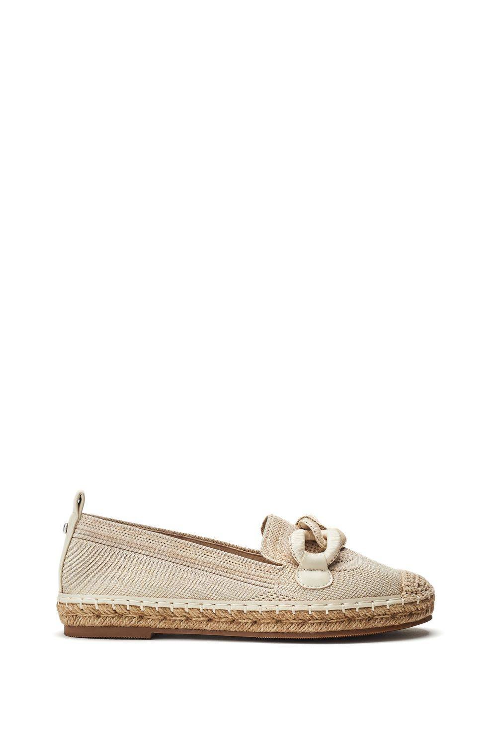 Moda In Pelle Moda In Pelle Women's 'Emaria' Textile Loafers in Off-White - 3