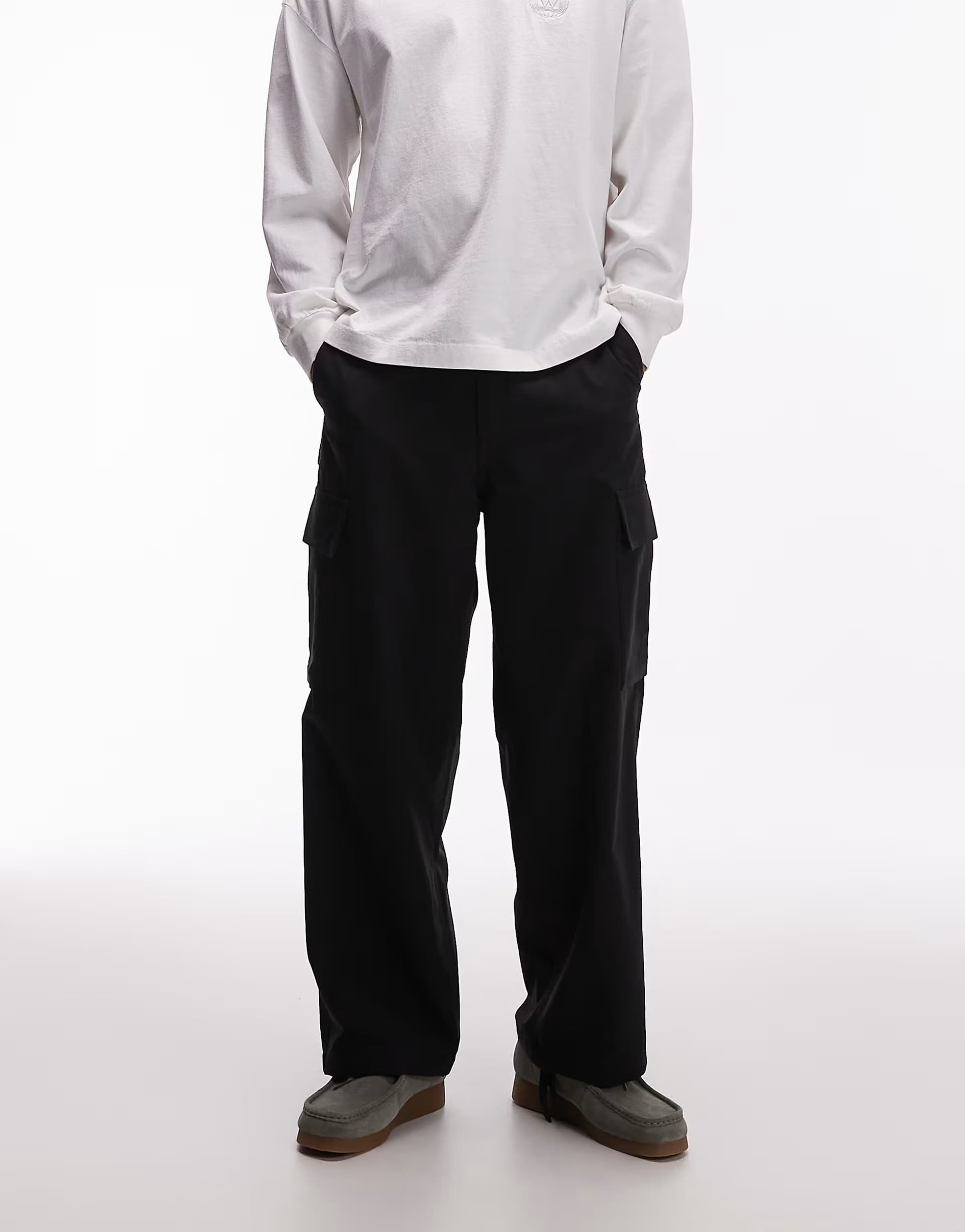 ASOS Carhartt WIP kade technical cargo trousers in black