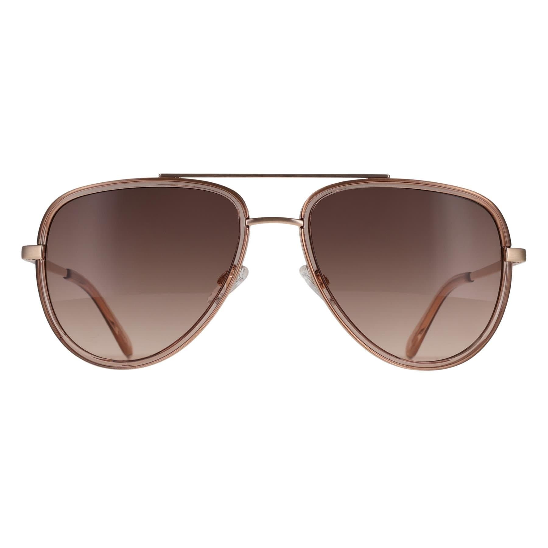 Quay Quay Women's Aviator Doe Brown Gradient All In Medium in Beige