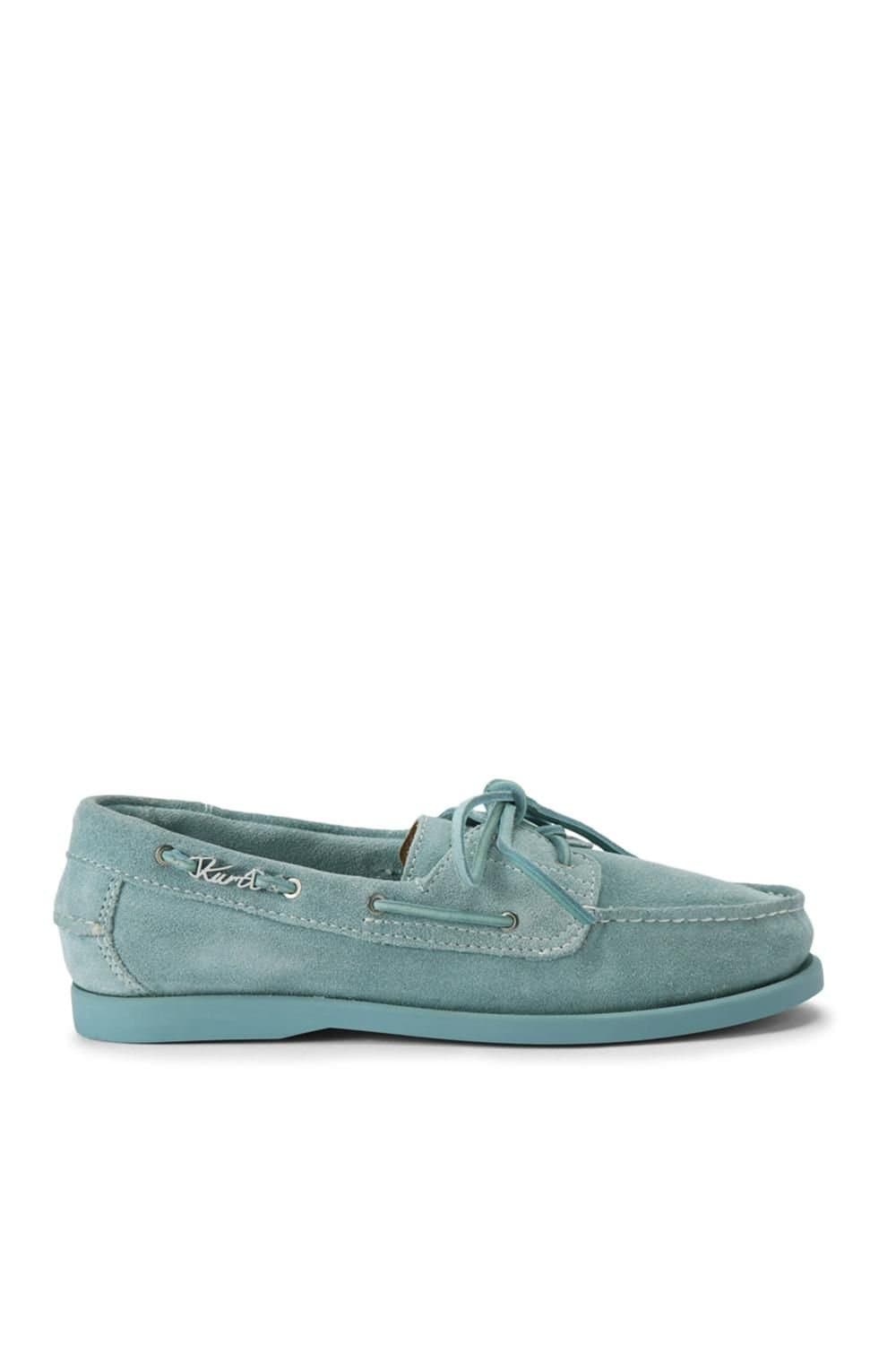 Kurt Geiger London Kurt Geiger London Men's 'Somerville Boat Shoe' Suede Shoes in Pale Blue