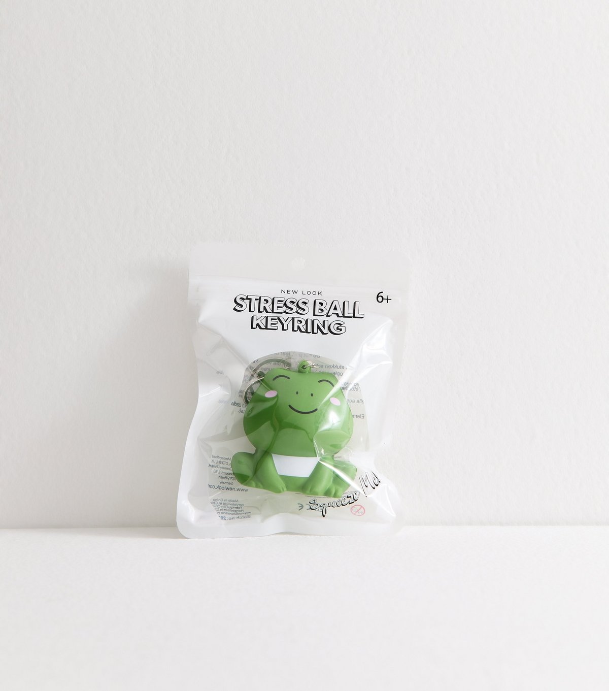 New Look Green Frog Stress Ball Foam Keyring New Look - 2
