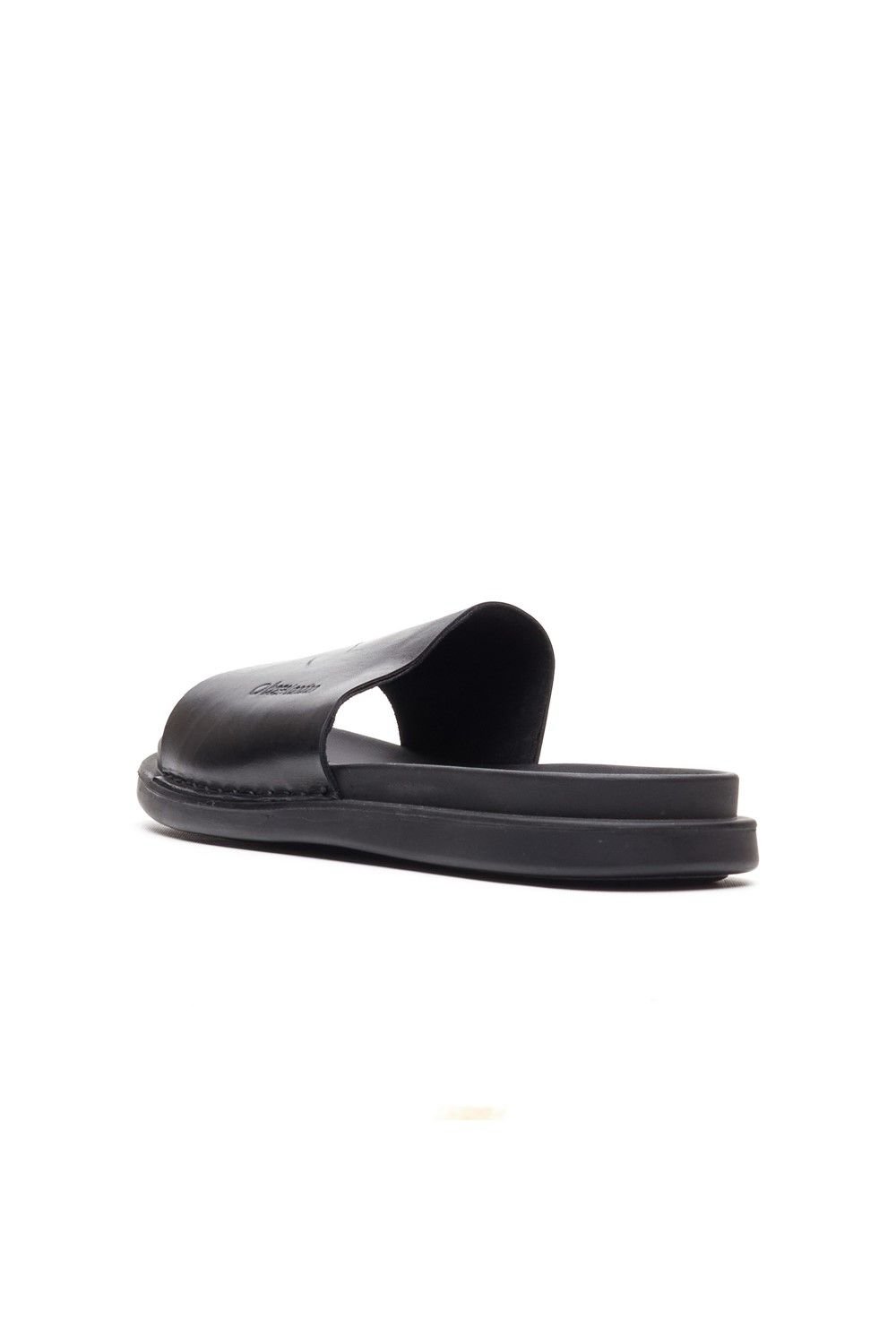 Base London Base London Men's Albany Slide Sandal in Black - 2