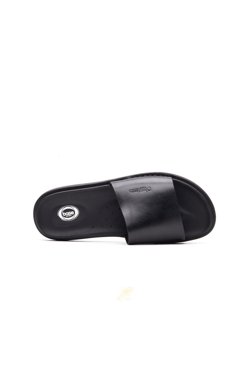 Base London Base London Men's Albany Slide Sandal in Black - 4