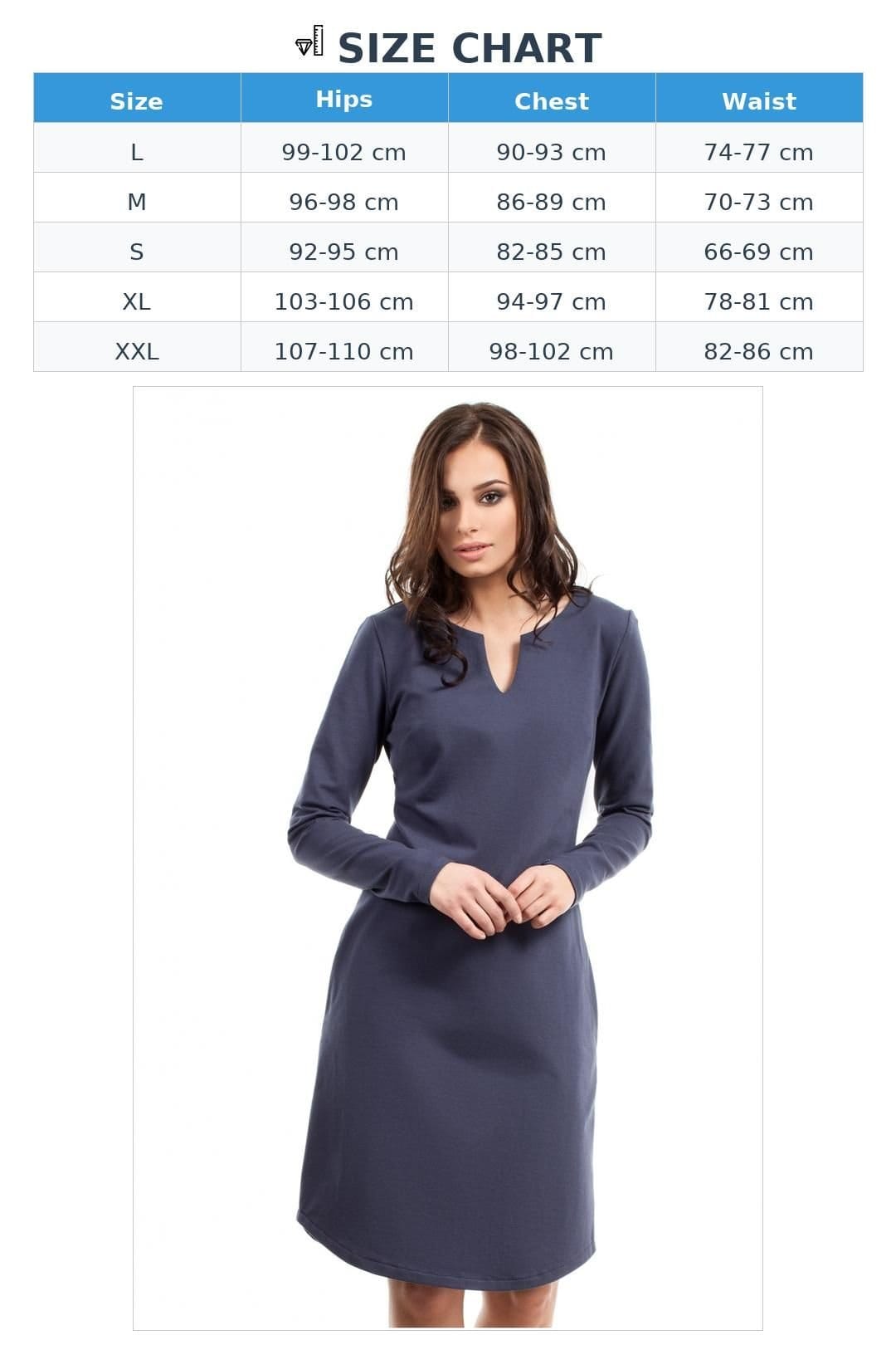 Love Lace Love Lace Women's Everyday A line Sweatshirt Dress with Pockets in Blue - 4