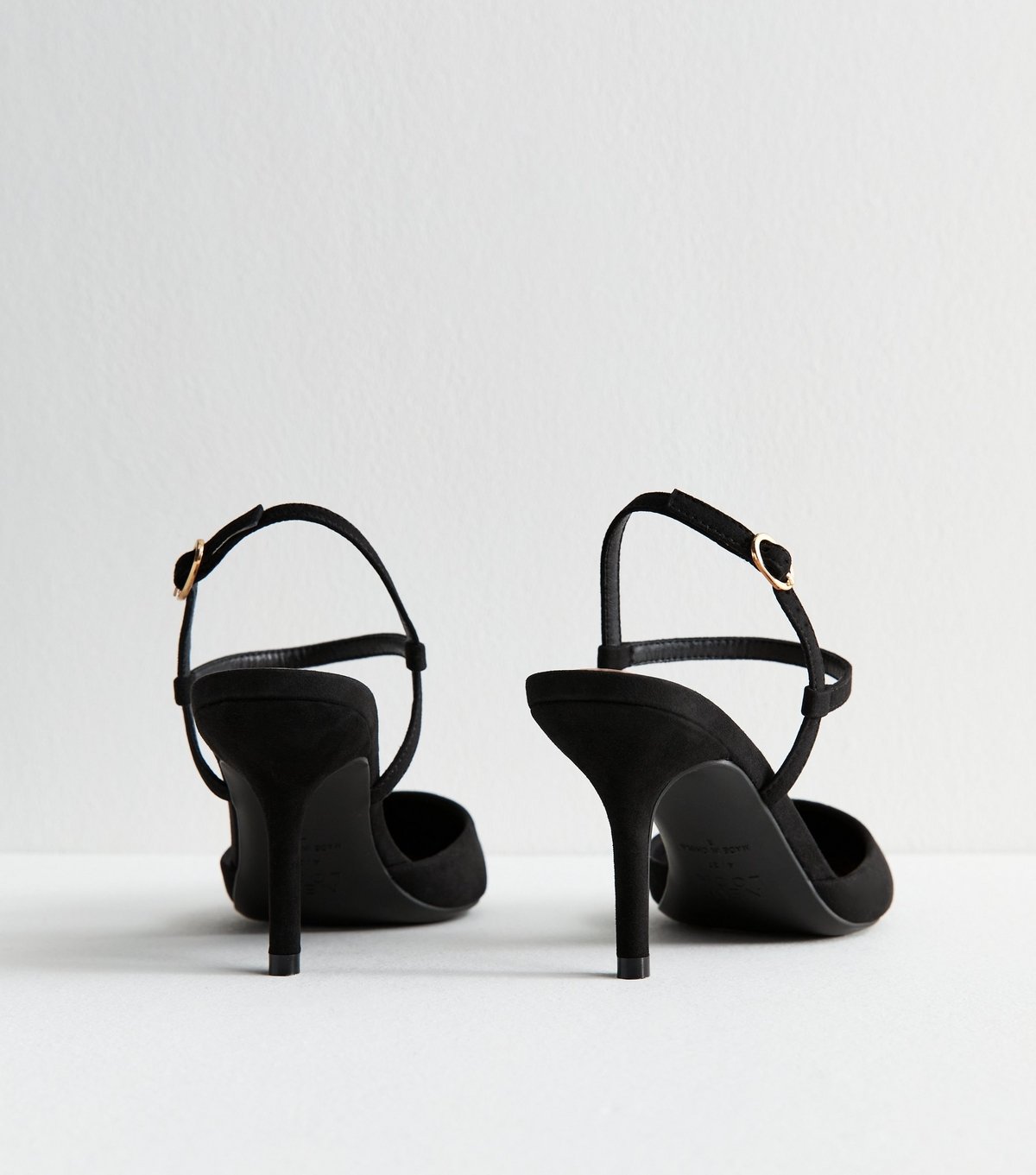 New Look Women's Black Faux Suede Pointed Toe Court Shoes New Look - 4