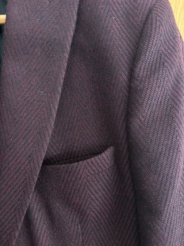 ASOS Burgundy Suit Jacket