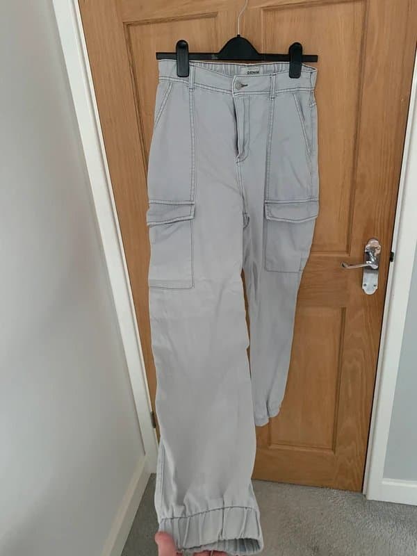 New Look Grey Cargo Pants
