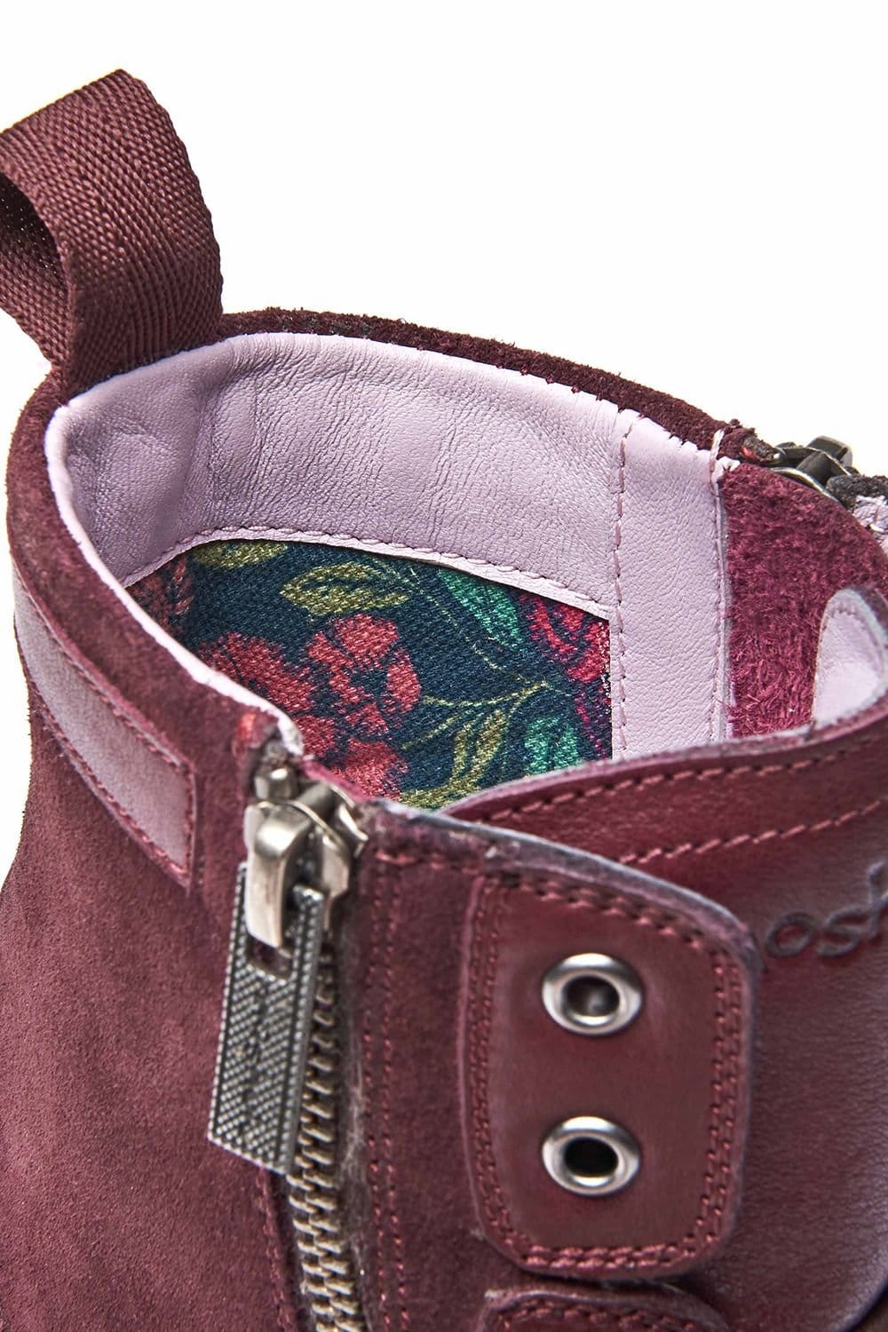 Moshulu Moshulu Women's 'Bardsey' Biker Ankle Boots in Purple - 4