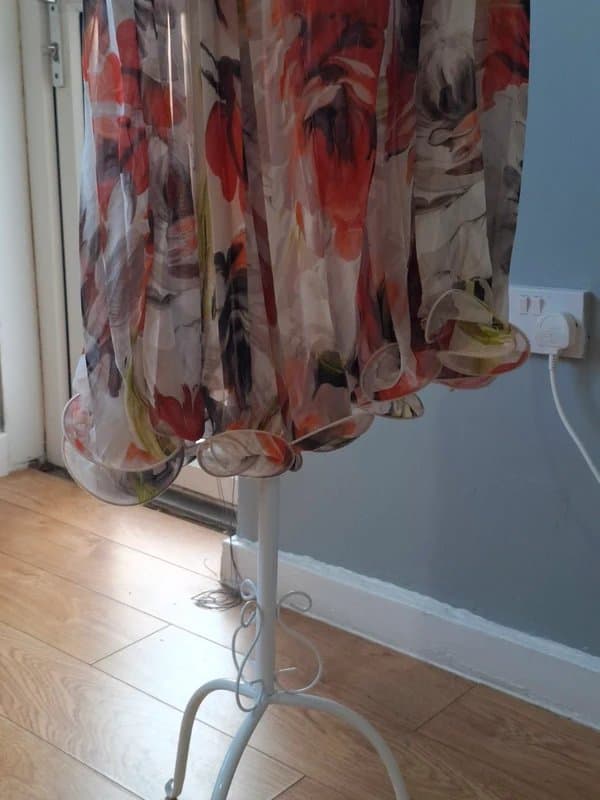 S.L. Fashions S.L. Fashions Floaty Pleated Floral Dress - Size 12