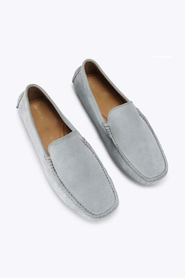 KG Kurt Geiger KG Kurt Geiger Men's 'Floyd' Suede Shoes in Pale Blue - 2