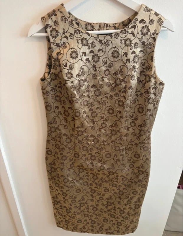 style report Style report y2k vintage satin floral shift dress size 10
