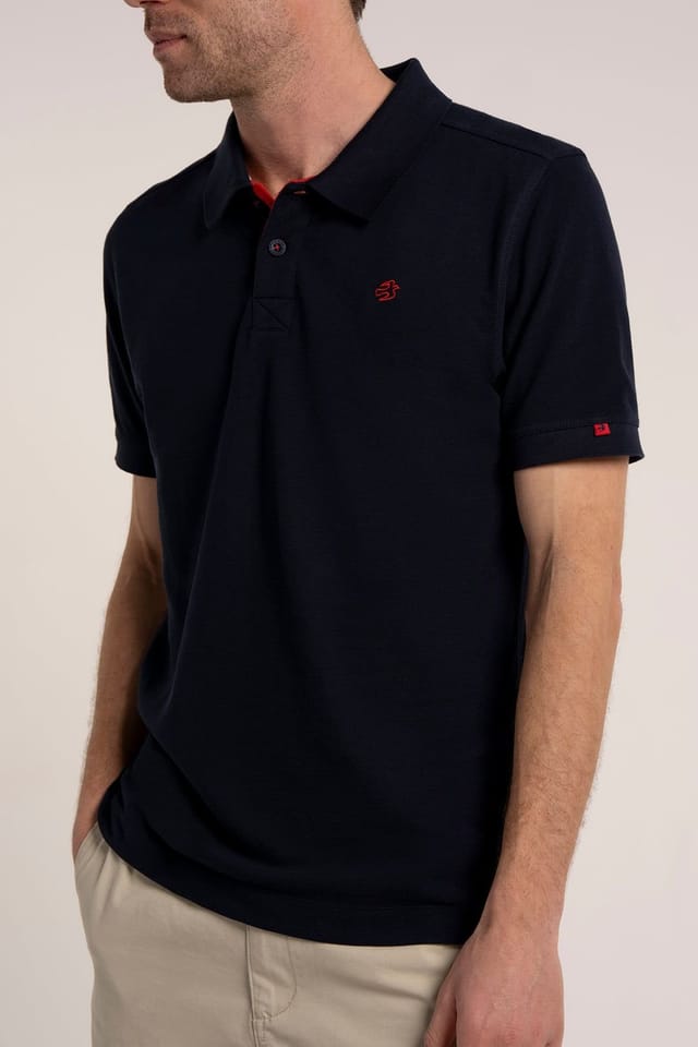 Brakeburn Brakeburn Men's SAINTBURY PIQUE POLO in Navy - 3