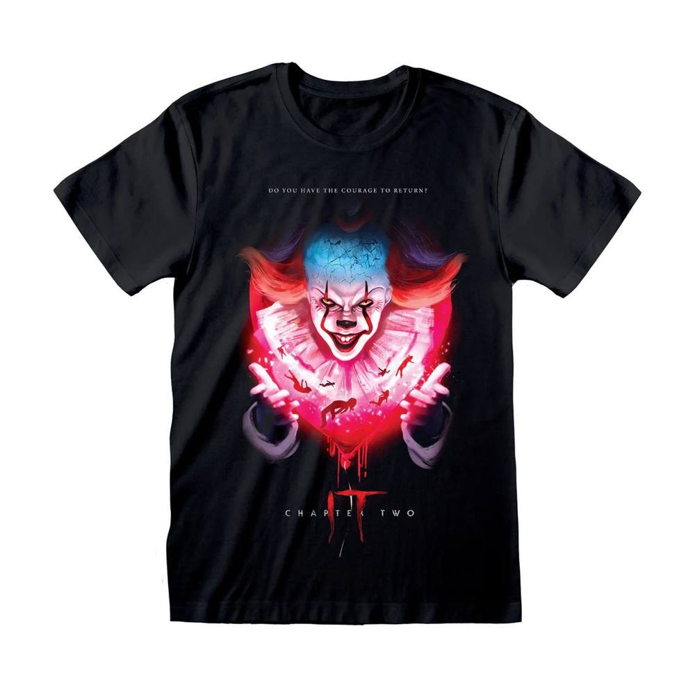 IT IT Men's Poster T-Shirt in Black - 2