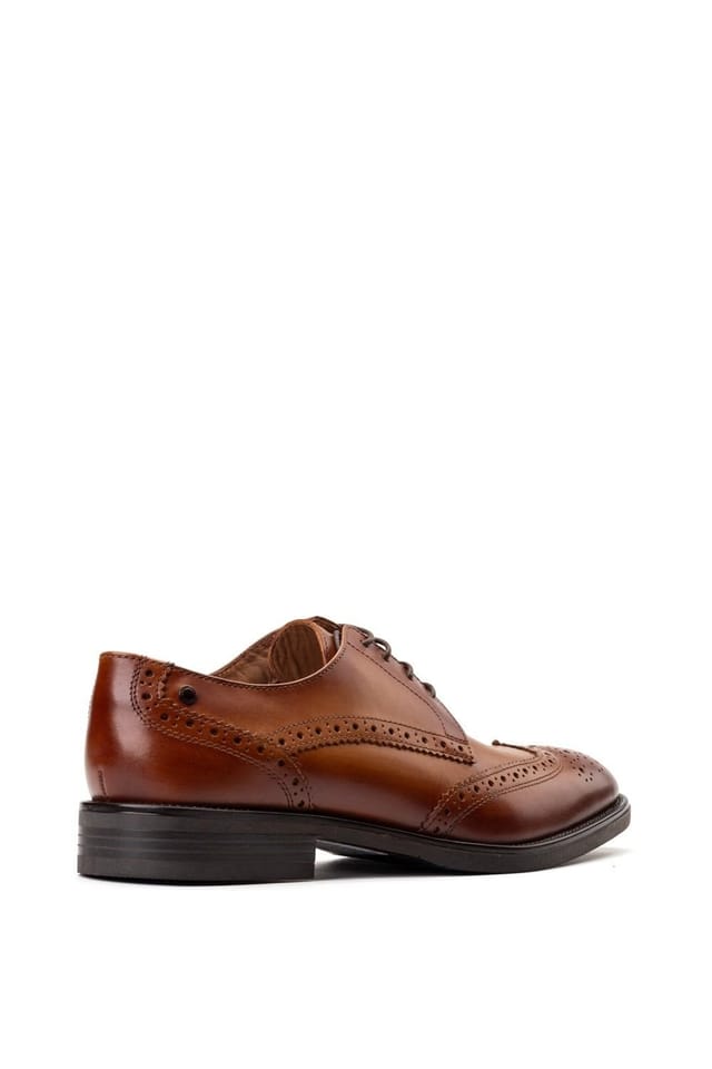 Base London Base London Men's Pocket Brogue Shoe in Tan - 2