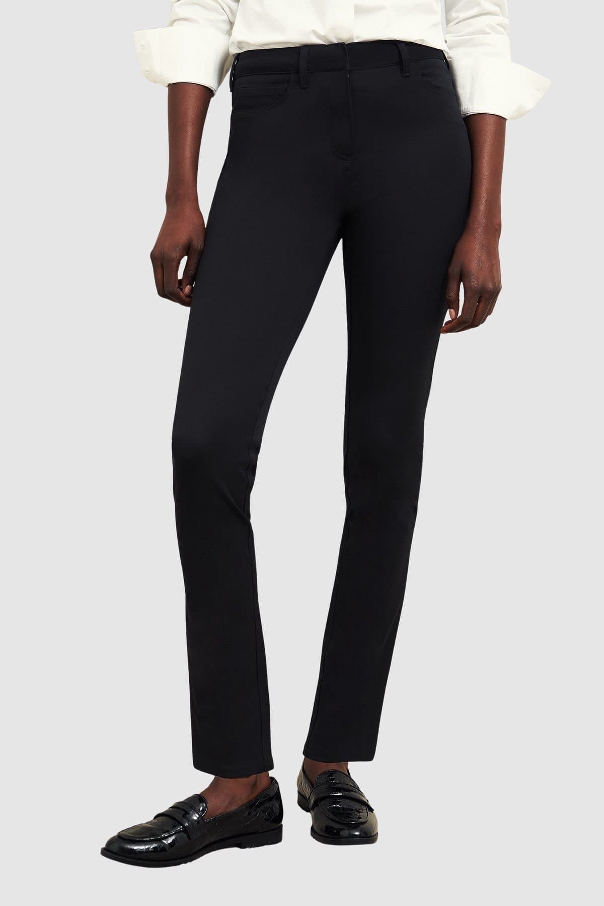 Hobbs London Hobbs London Women's Amanda High Waist Skinny Jeans in True Black