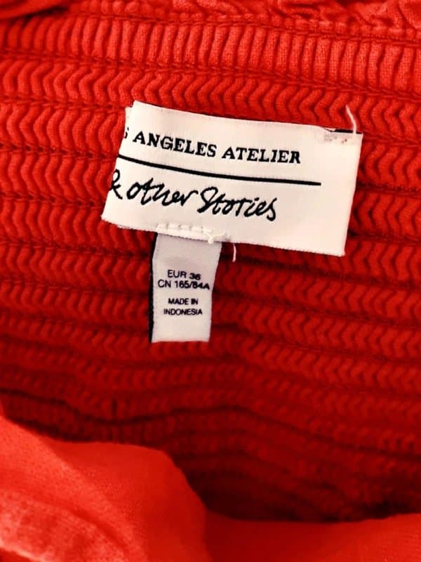 & Other Stories Gorgeous Holiday-Ready 100% Linen Mini Dress by & Other Stories, size 36, UK 8 / S