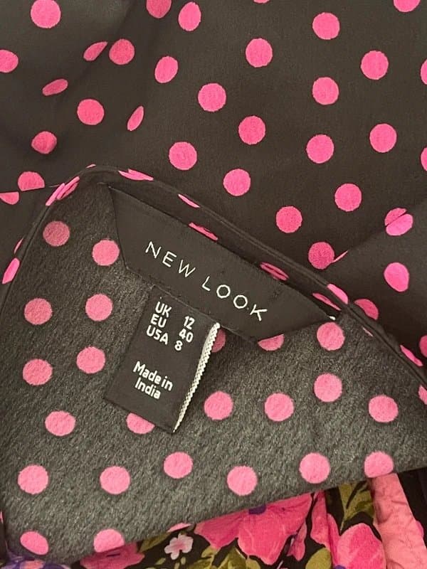 New Look New Look size 12 tea dress multicoloured