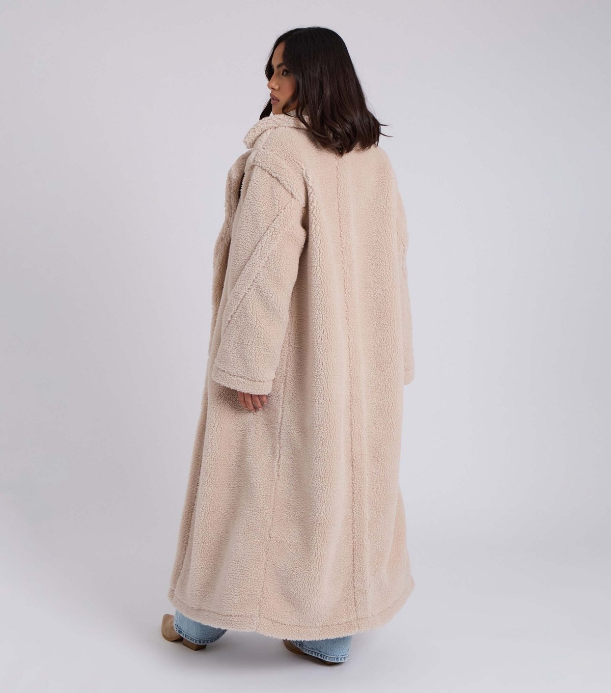 Urban Bliss Women's Stone Borg Oversized Coat Urban Bliss New Look - 4