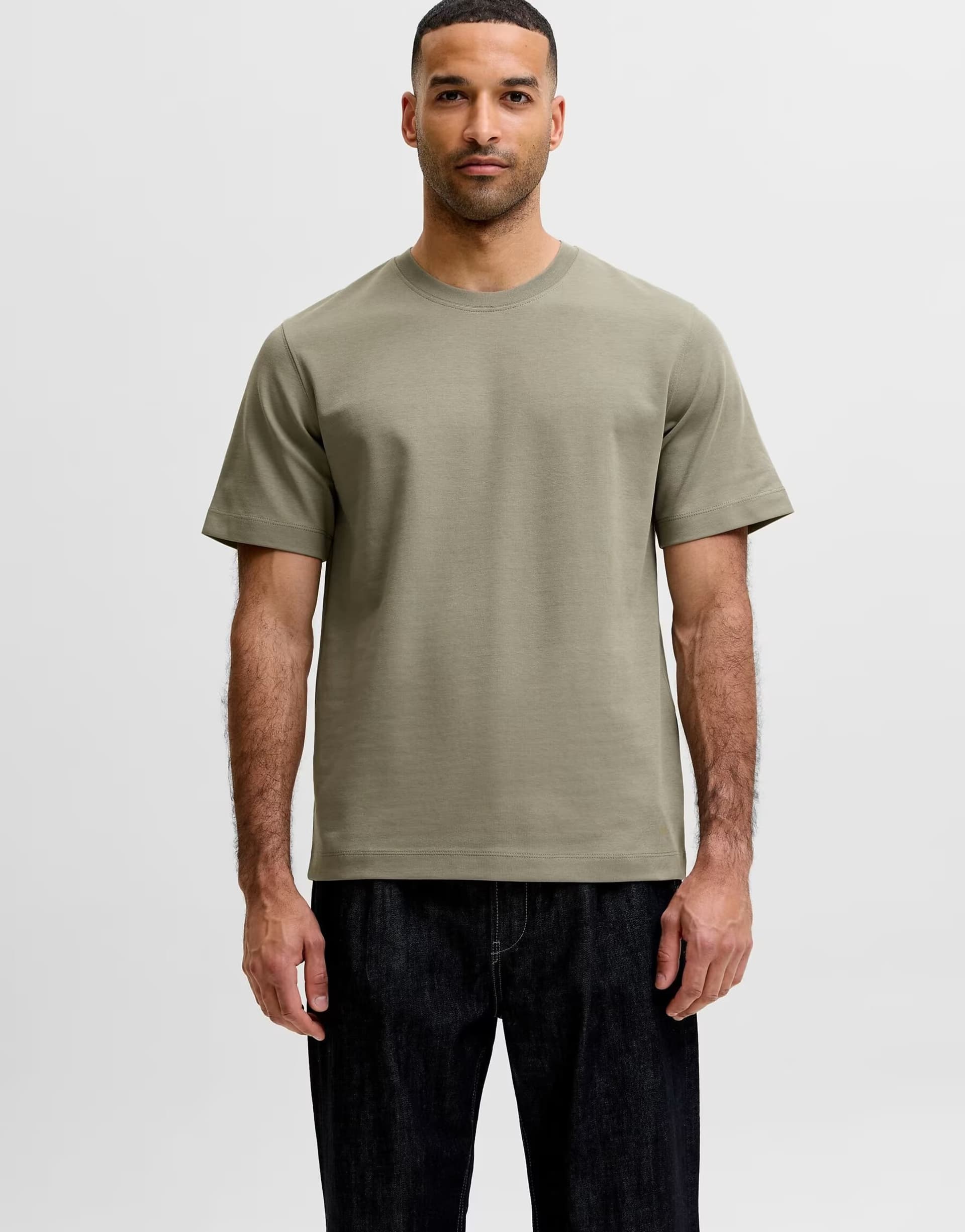 ASOS Jack & Jones T-shirt in vetiver