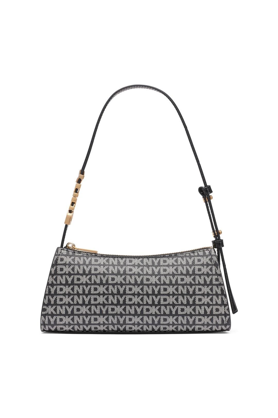 DKNY DKNY Women's Avril Tz Shoulder Hobo Bag Black Logo