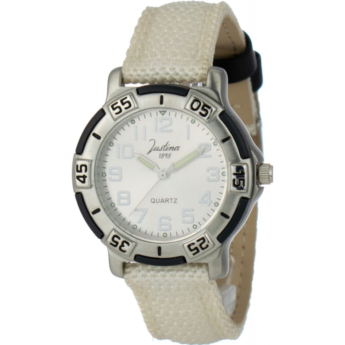 Justina Justina Women's 32555B 34mm Quartz Watch in Beige - 1