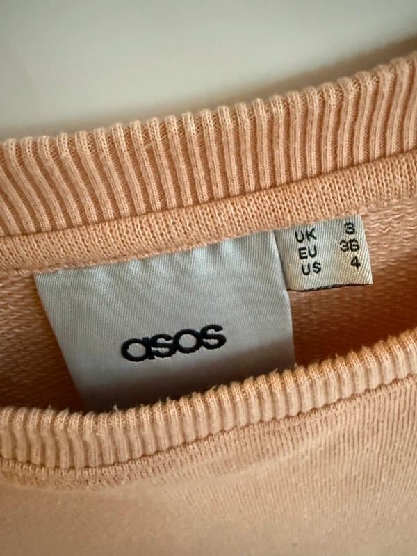ASOS Asos Embellished sleeve top - Size 8