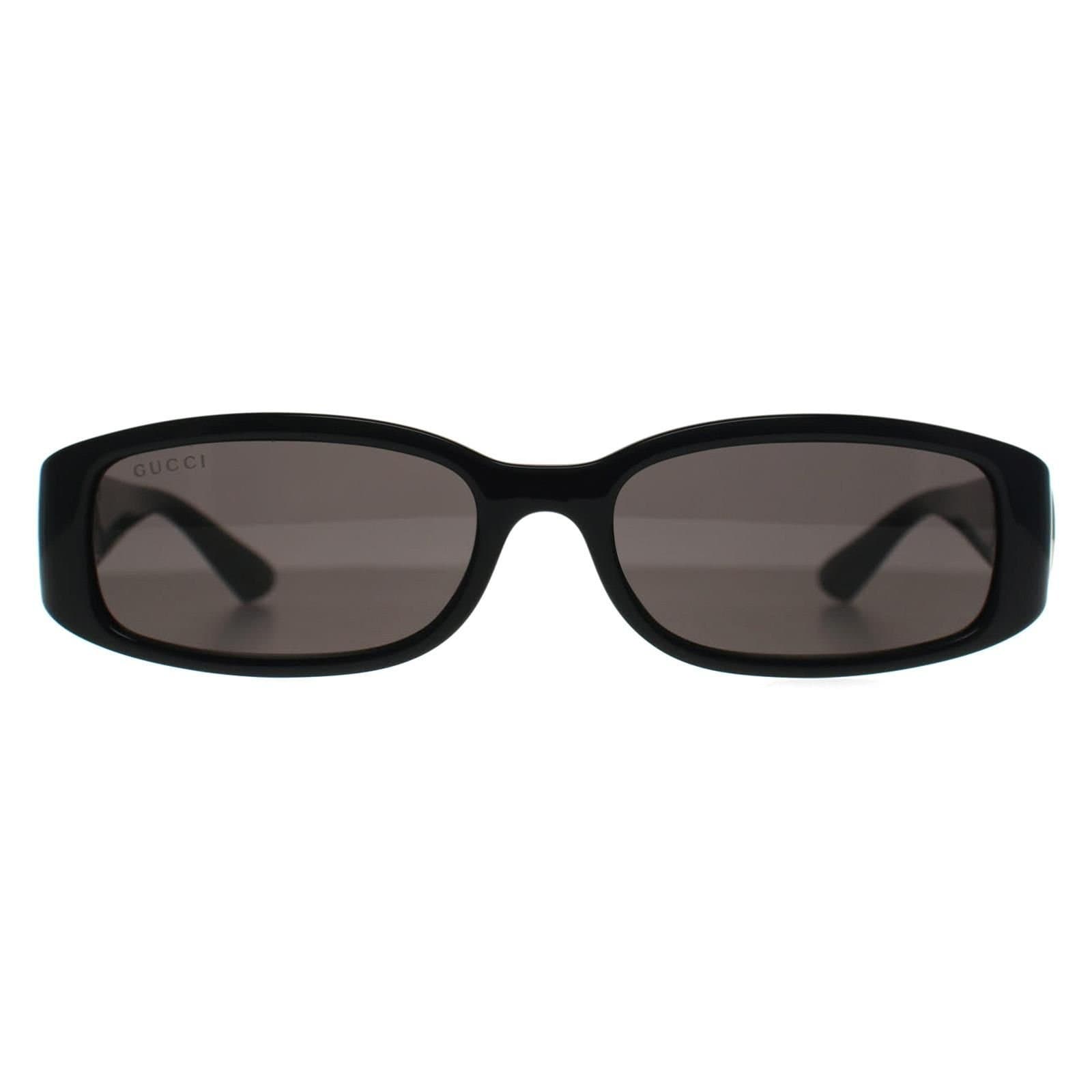 Gucci Gucci Women's Rectangle Black Gold Grey GG1661S