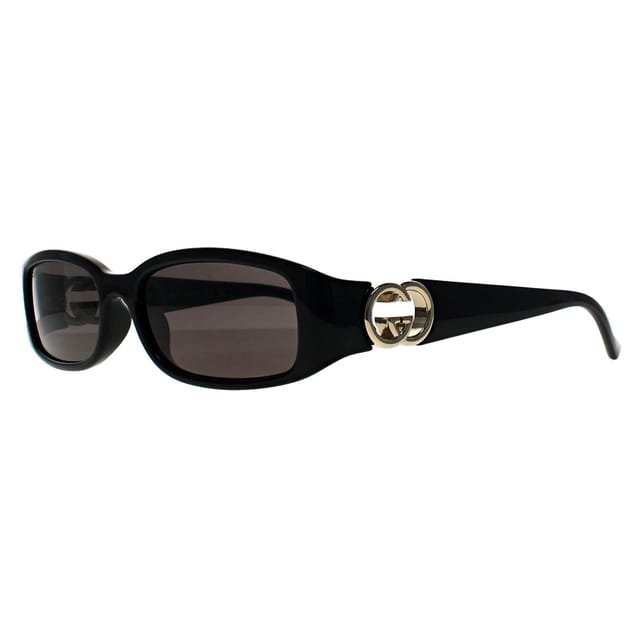 Gucci Gucci Women's Rectangle Black Gold Grey GG1661S - 2