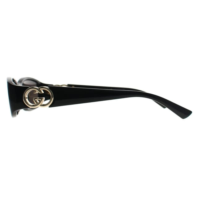 Gucci Gucci Women's Rectangle Black Gold Grey GG1661S - 3