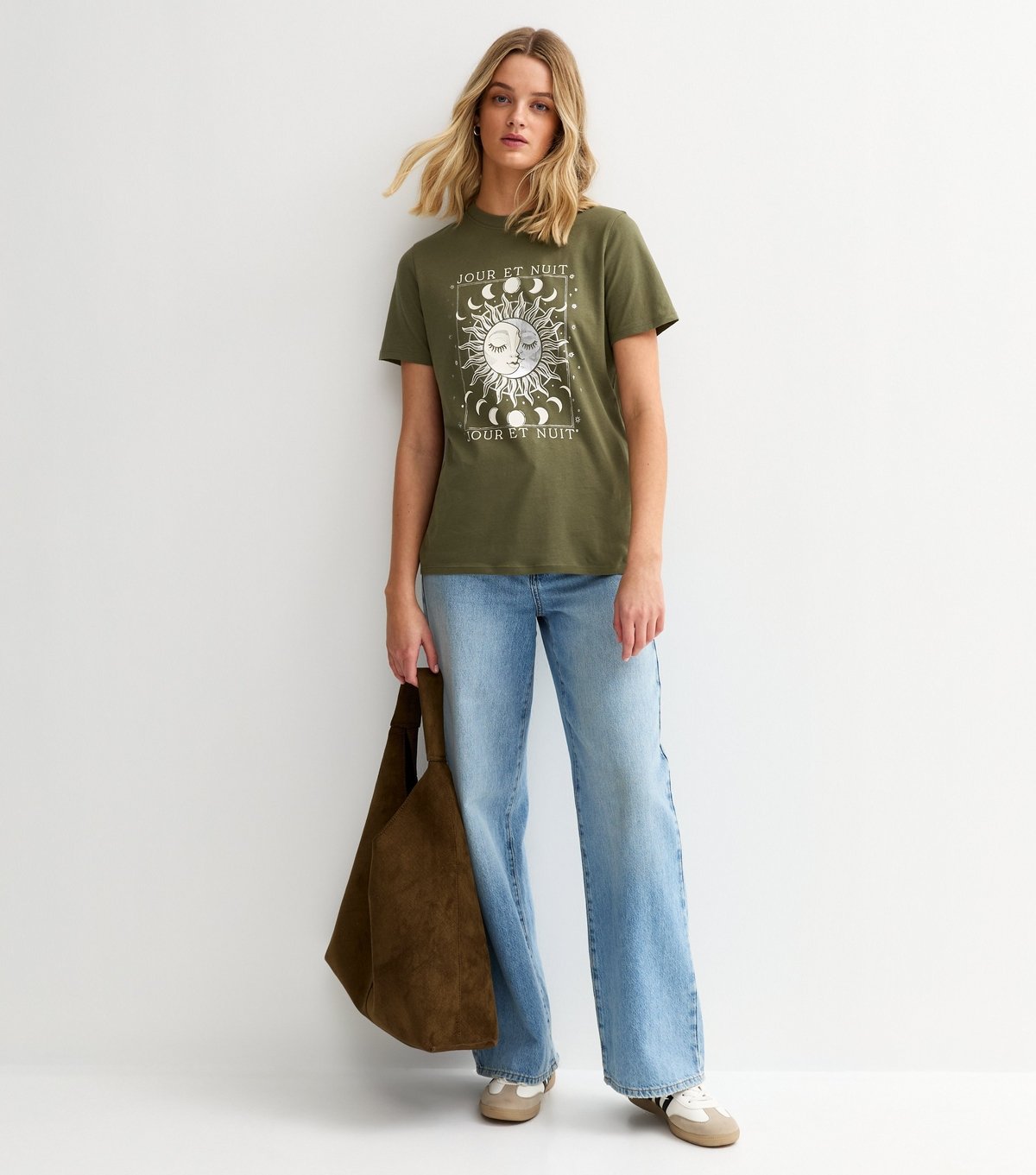 New Look Women's Green Mystic Print T-Shirt New Look - 2
