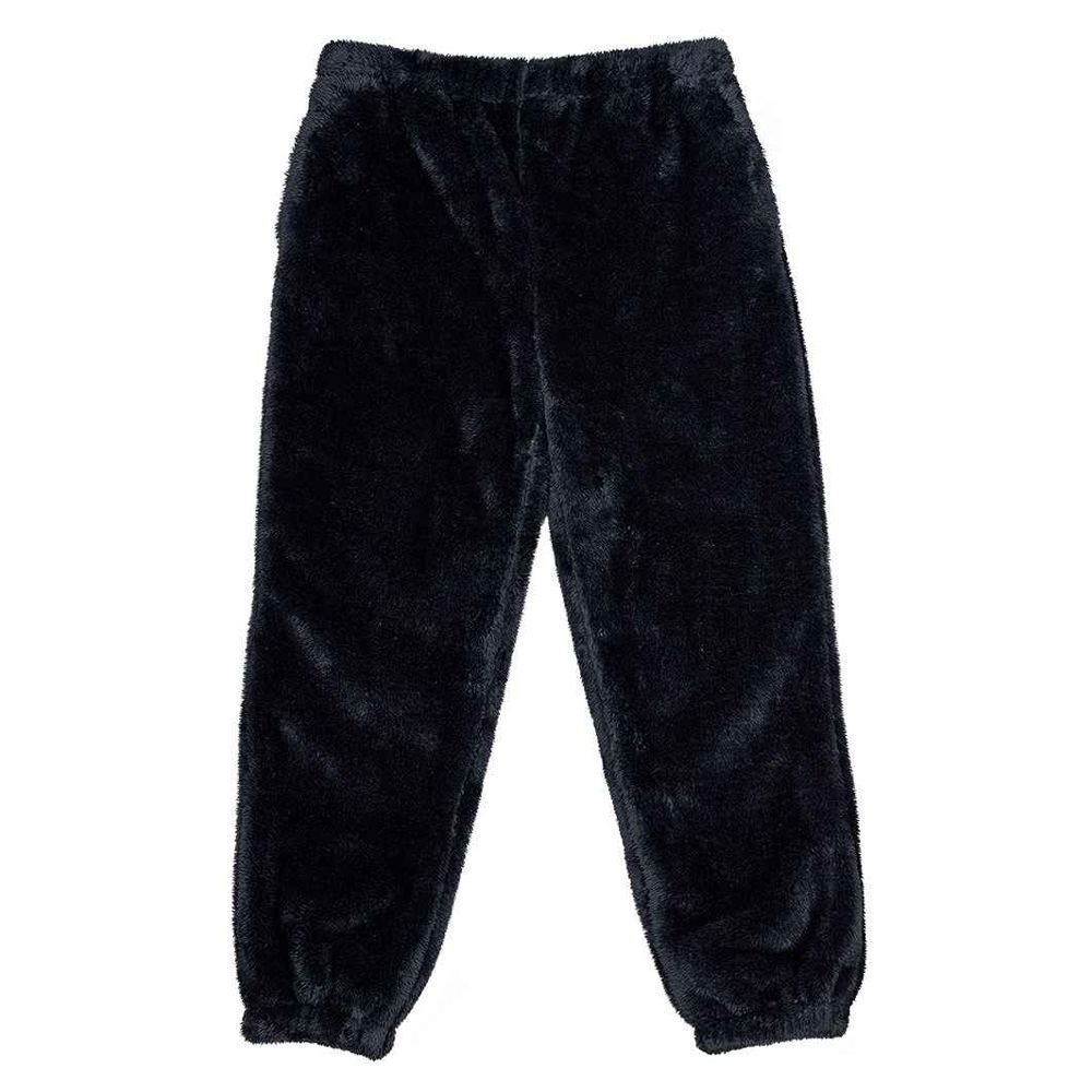 Brand Lab Brand Lab Men's Fluffy Fleece Jogging Bottoms in Black - 3