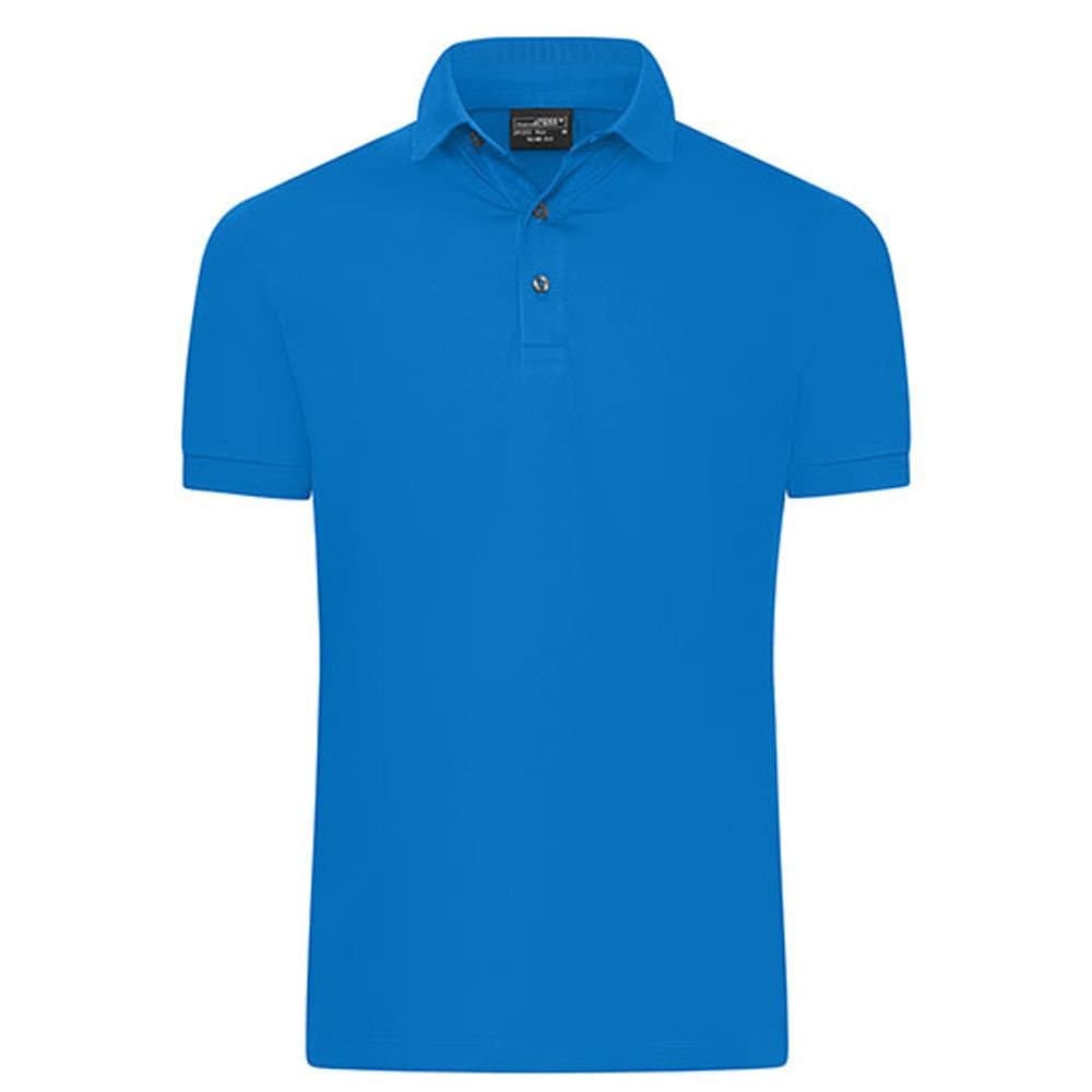 James and Nicholson James and Nicholson Men's Mercerised Slim Polo Shirt in Light Blue