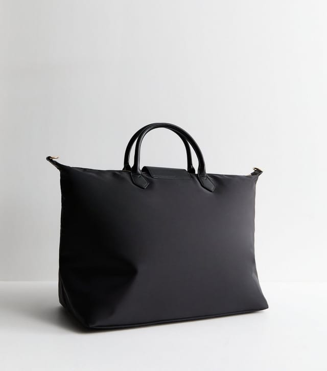 New Look Black Logo Detail Travel Bag New Look - 3