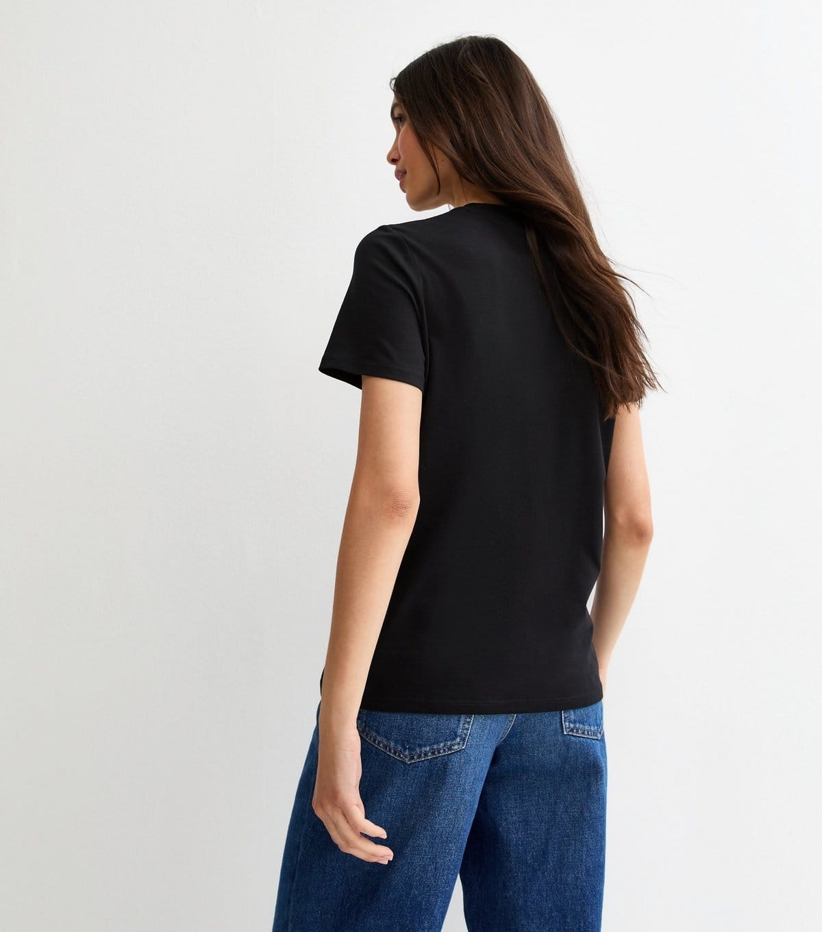 New Look Women's Black Amour Lips Print T-Shirt New Look - 4