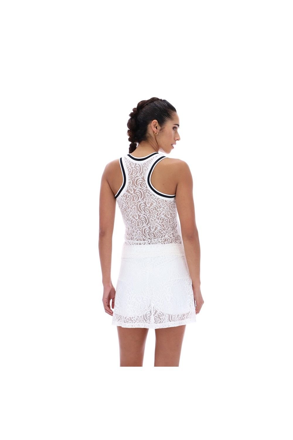 Ted Baker Ted Baker Women's Annabelle Lace Back Tennis Tank in White - 2