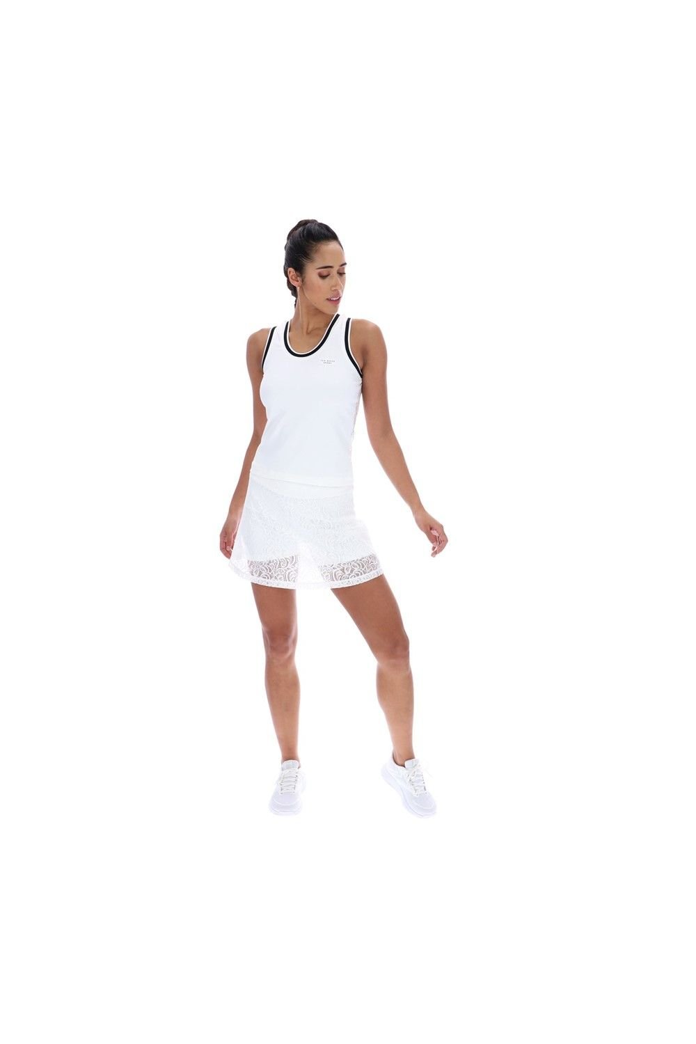 Ted Baker Ted Baker Women's Annabelle Lace Back Tennis Tank in White - 4