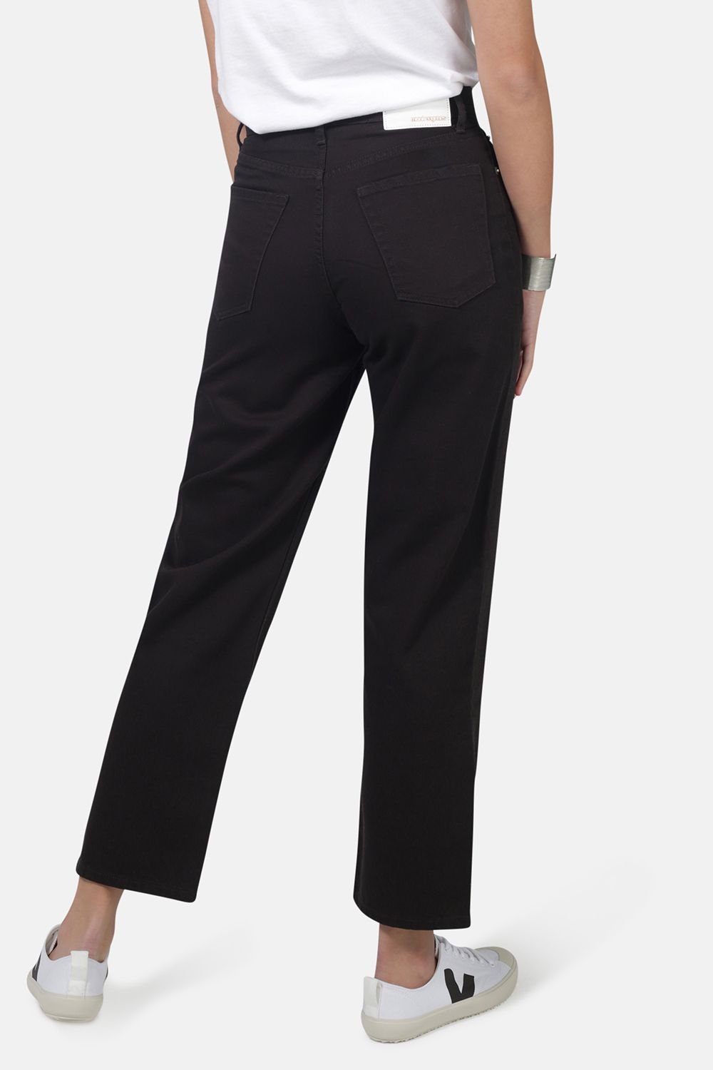 Monkee Genes Monkee Genes Women's Straight Leg Denim Jeans in Black - 2