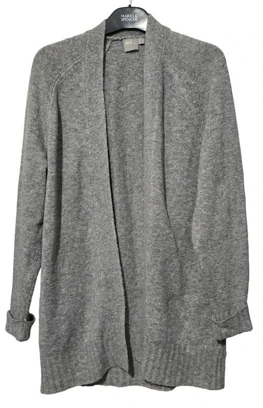 ASOS Asos Grey Open Front Cardigan Size 4 XS - 1