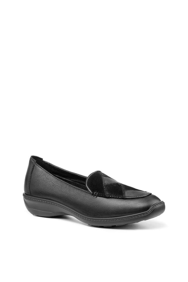 Hotter Hotter Women's Wide Fit 'Faith II' Loafers in Black - 2