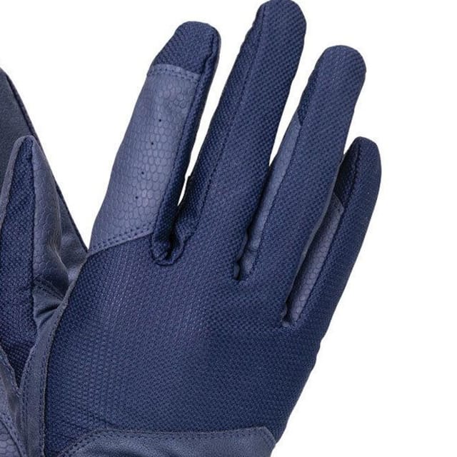 Coldstream Coldstream Men's Blakelaw Diamante Riding Gloves in Navy - 2
