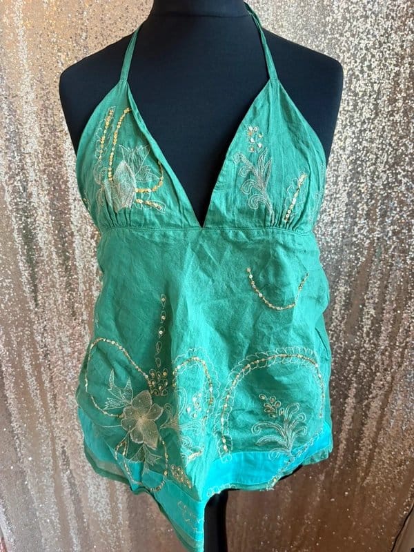 Atmosphere Atmosphere embellished halterneck cami top - 1