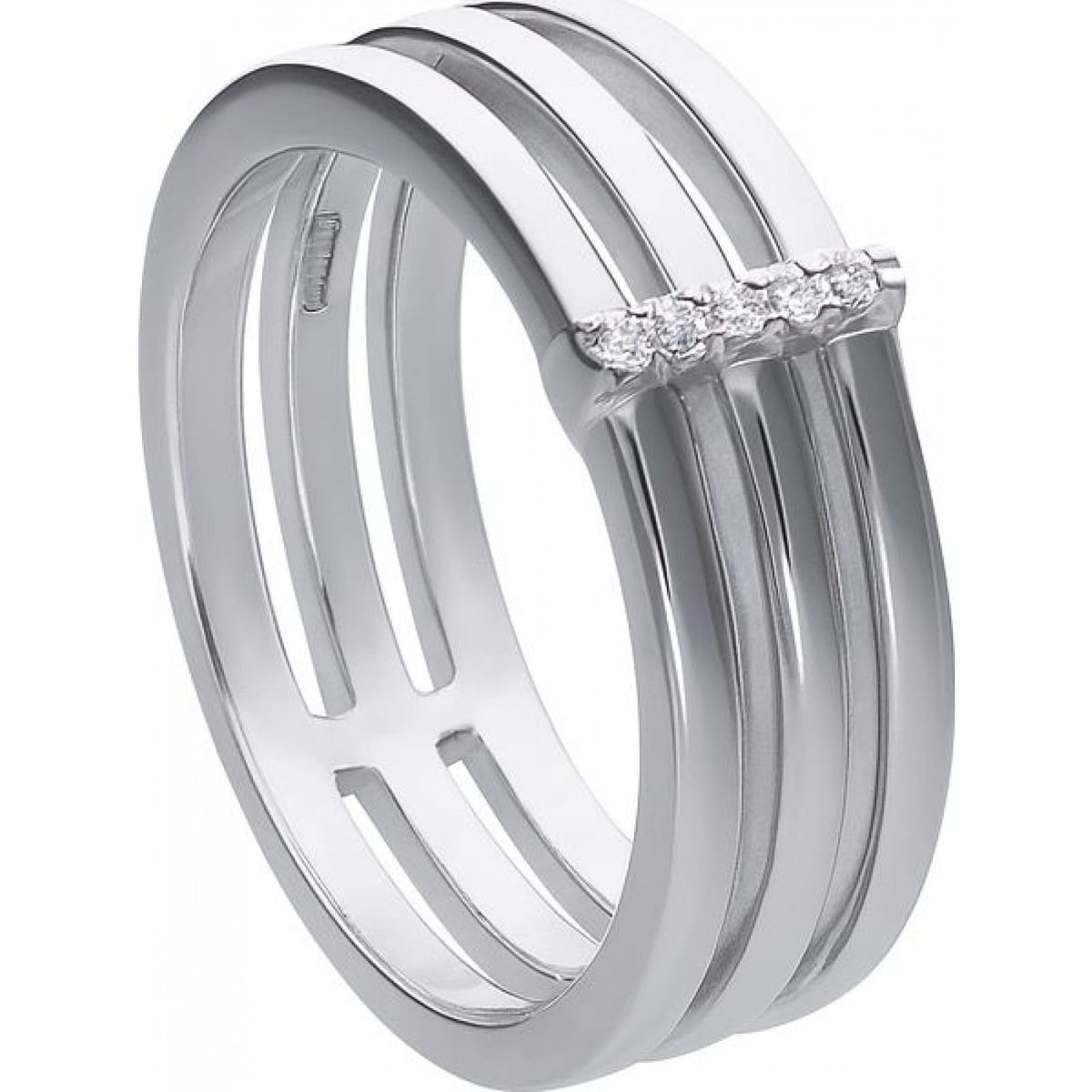 diamonfire Diamonfire Women's 6121061082165 Ring in Silver - 1