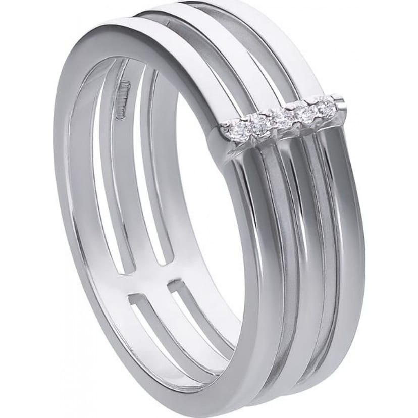 diamonfire Diamonfire Women's 6121061082165 Ring in Silver - 1