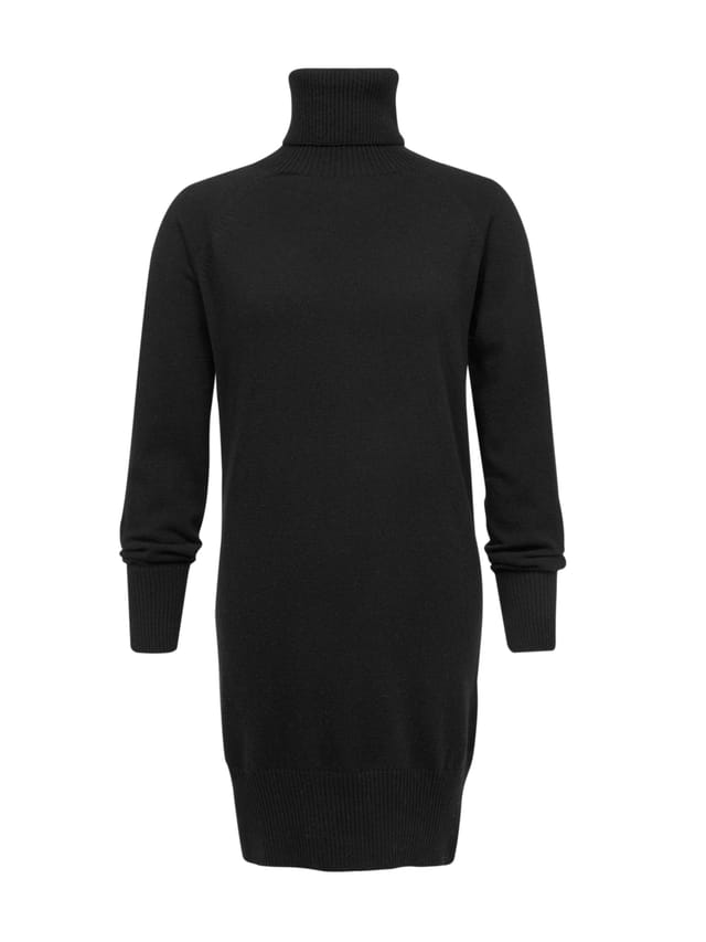 Celtic & Co Celtic & Co Women's Geelong Turtleneck Midi Dress in True Black - 2