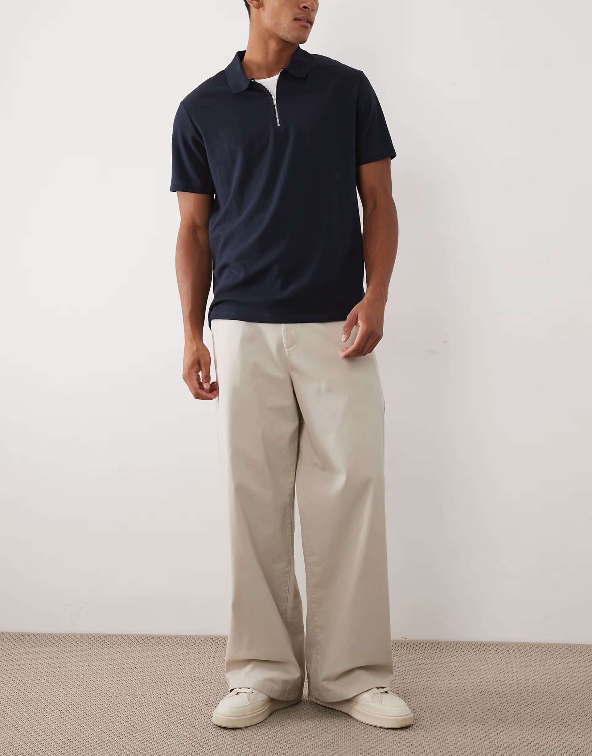 ASOS ASOS Loose Chinos in Stone