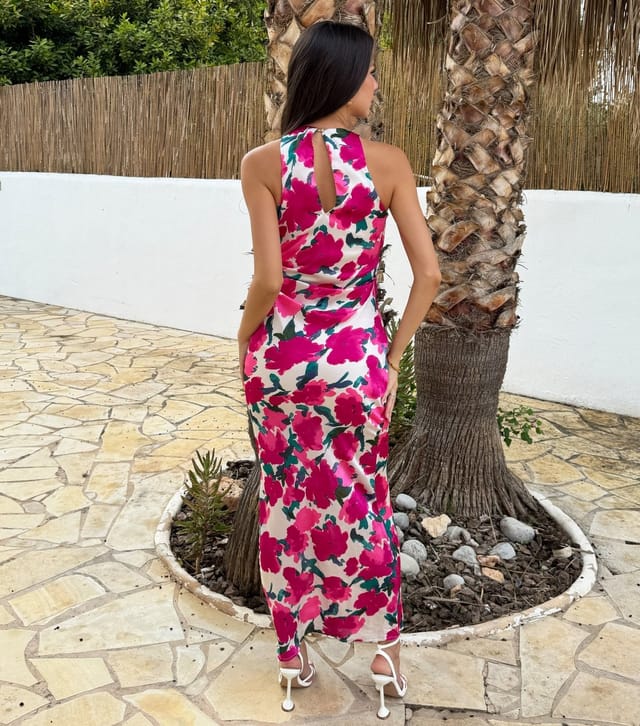 AX Paris Women's Floral Draped Midi Dress AX Paris New Look - 3