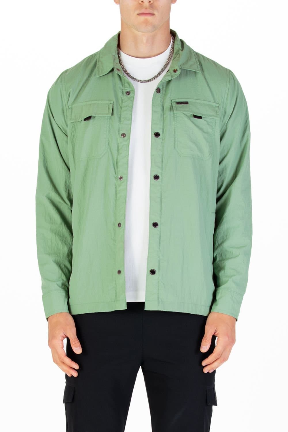 Luke 1977 Luke 1977 Men's Seattle Shacket in Light Green