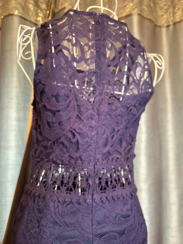 New Look New look navy lace sleeveless dress