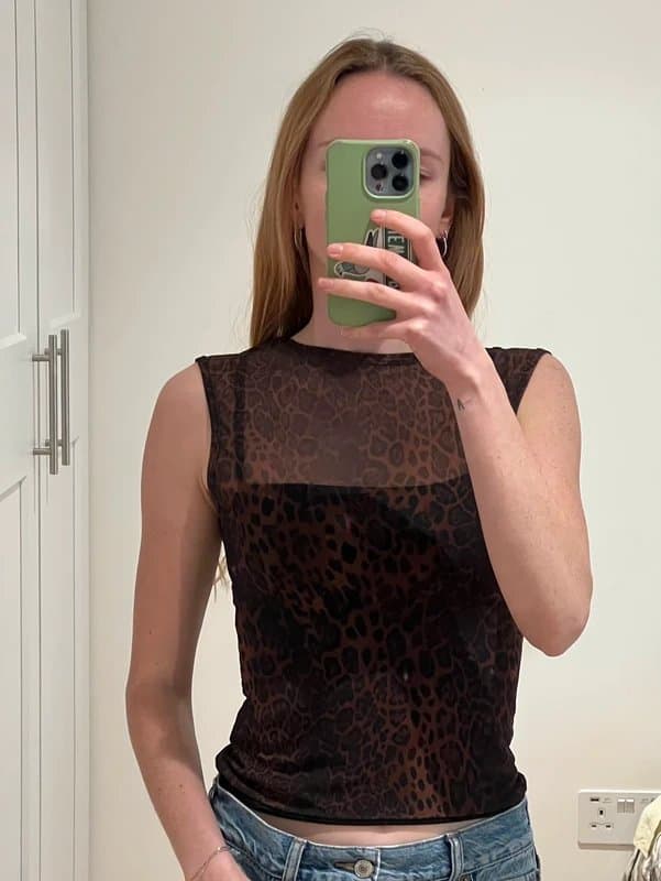 ASOS Cute Leopard print top
